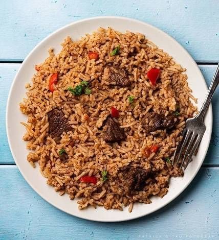 chicken or beef pilau